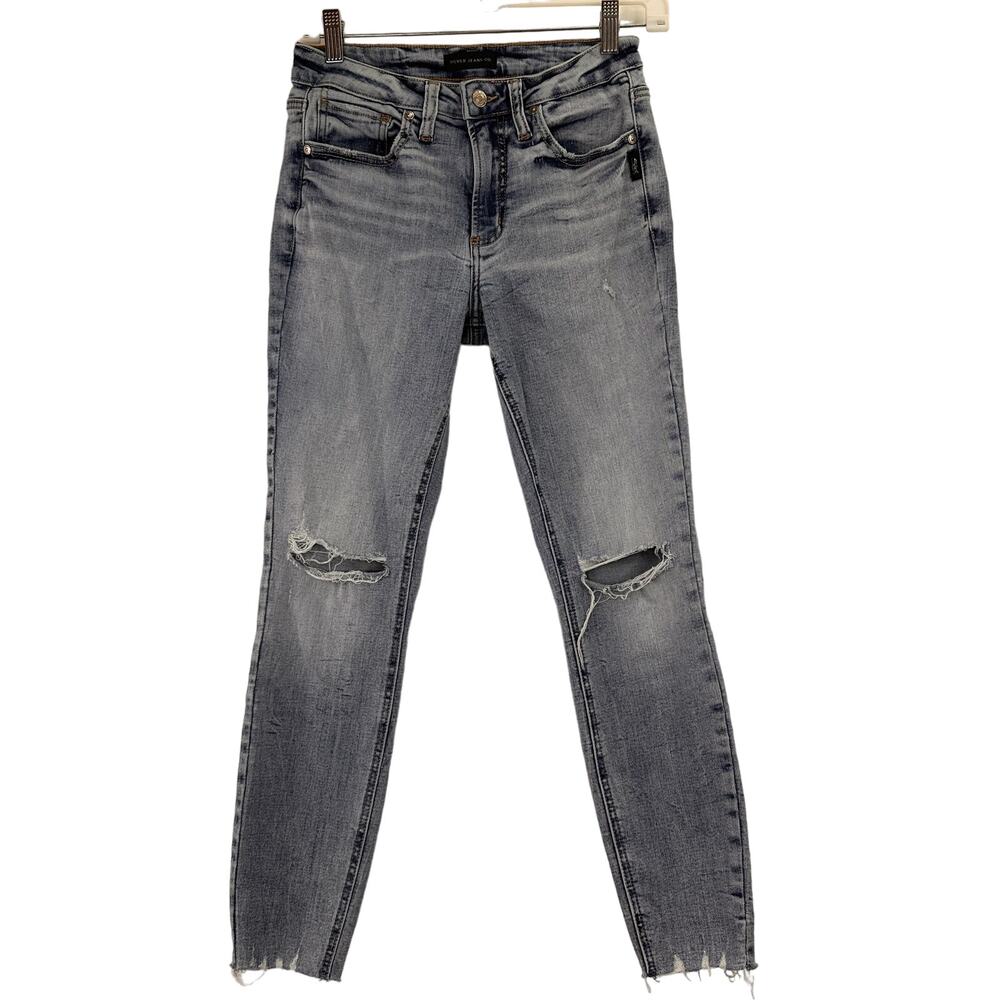 Silver Jeans Co Most Wanted Skinny Light Washed Jeans Size 26